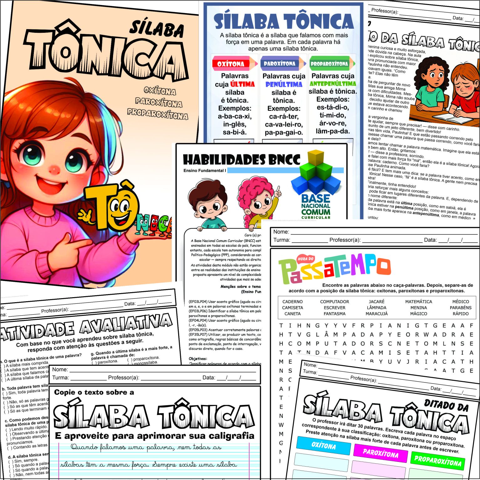 SÍLABA TÔNICA – Professora Vilma Ribeiro