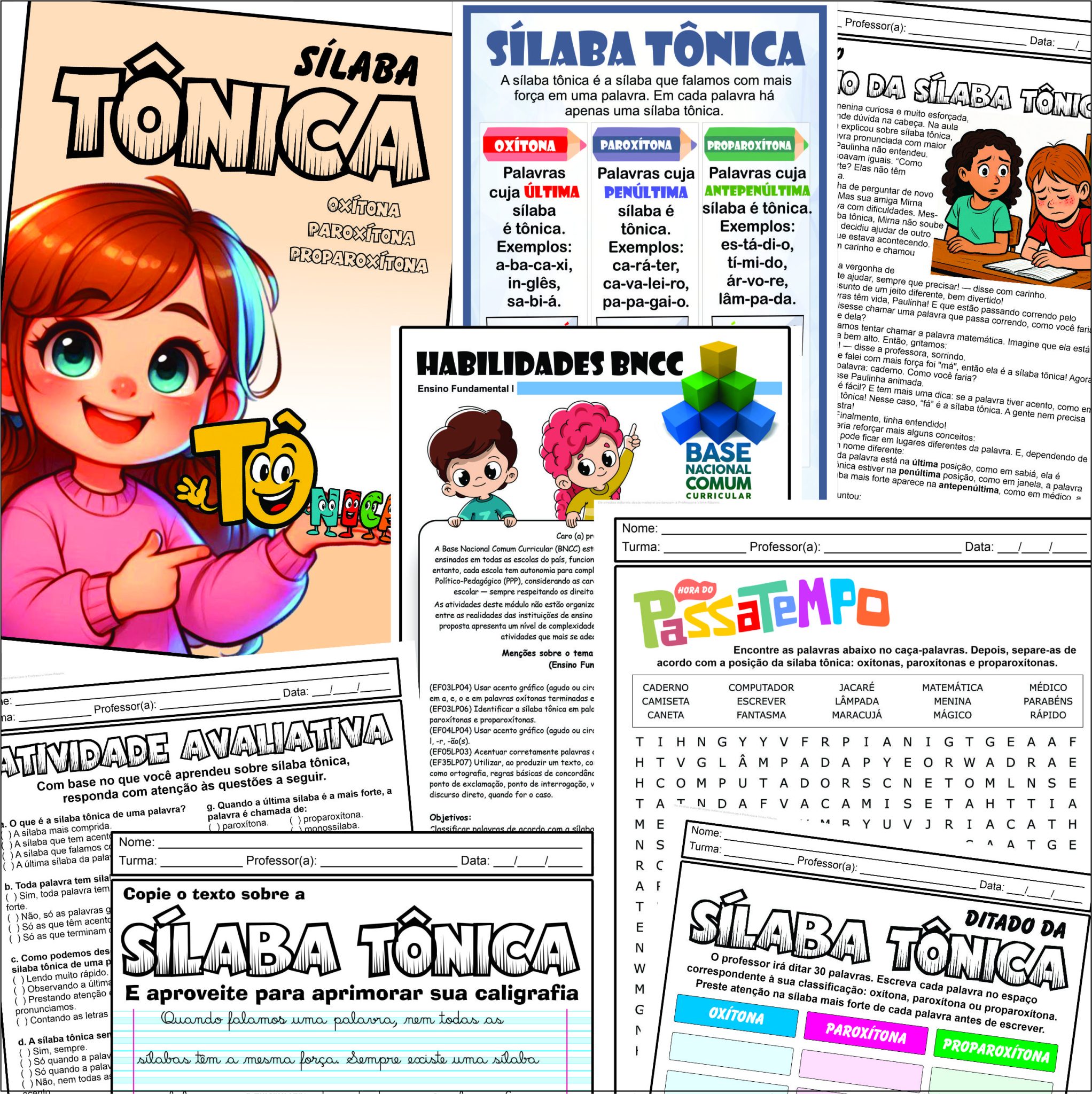 SÍLABA TÔNICA – Professora Vilma Ribeiro