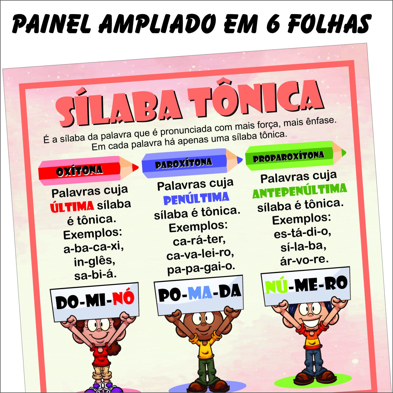 SÍLABA TÔNICA – Professora Vilma Ribeiro