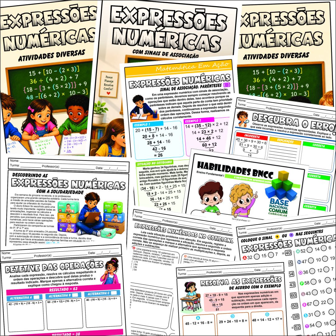EXPRESSÕES NUMÉRICAS